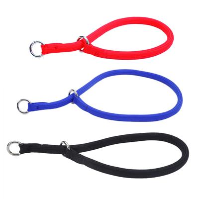 Round Nylon Dog Training Collar – Gentle, Durable & Hair-Friendly