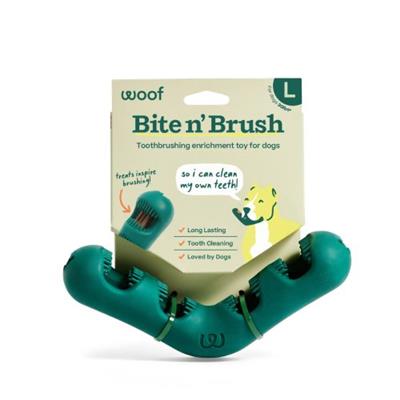 Bite n’ Brush Dog Dental Chew Toy – Teeth Cleaning Treat Holder