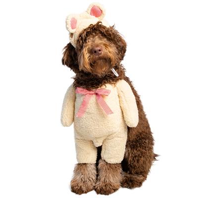 Walking Teddy Bear Dog Costume – Adorable Plush Pet Outfit