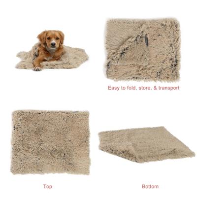 Best Friends by Sheri Shag Pet Blanket – Taupe 30x40, Ultra-Soft & Cozy