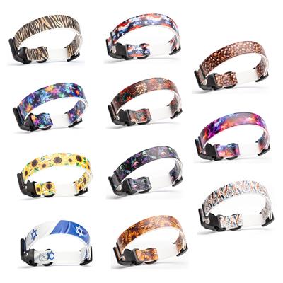 Dogline Biothane Printed Dog Collar – Quick Release, Waterproof & Stylish