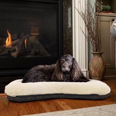 Snoozer All Day Dog Bed – Reversible Sherpa & Microsuede, Multiple Sizes