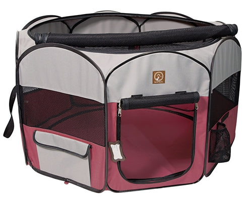 Folding Fabric Playpen – Portable Pet Playpen for Small, Large & XL Dogs