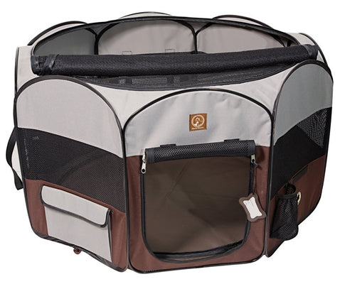 Folding Fabric Playpen – Portable Pet Playpen for Small, Large & XL Dogs