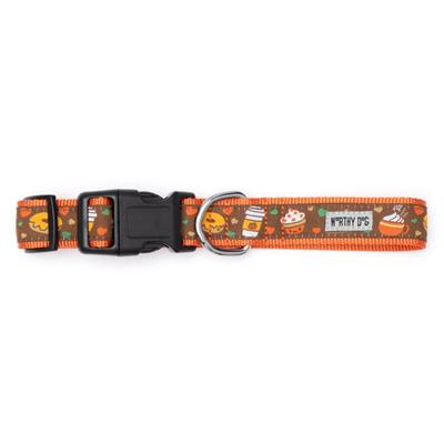 Pumpkin Spice Dog Collar and Lead Set | Adjustable, Durable & Stylish