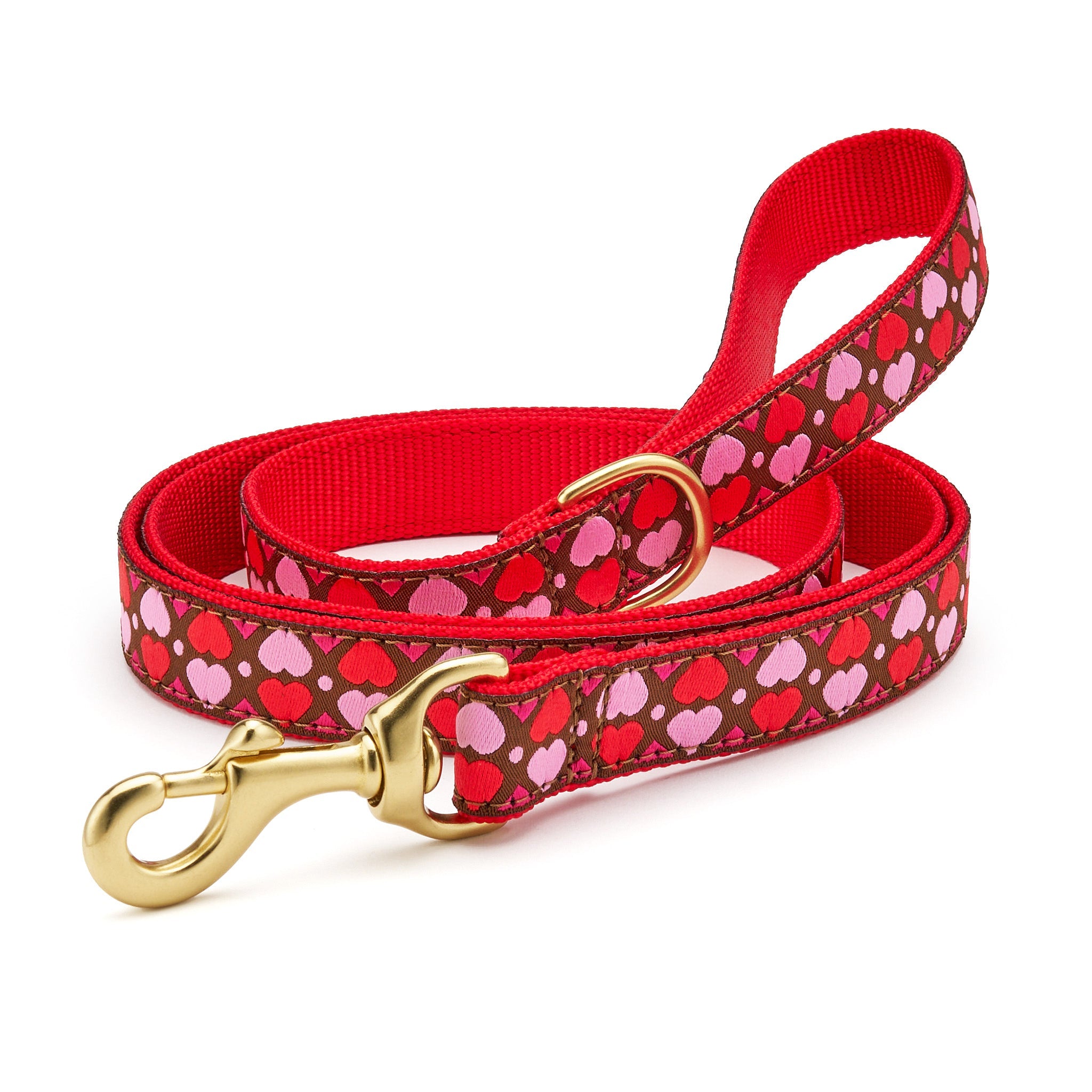 All Hearts Dog Lead 5 Feet Narrow 5 8" One Sided Dog
