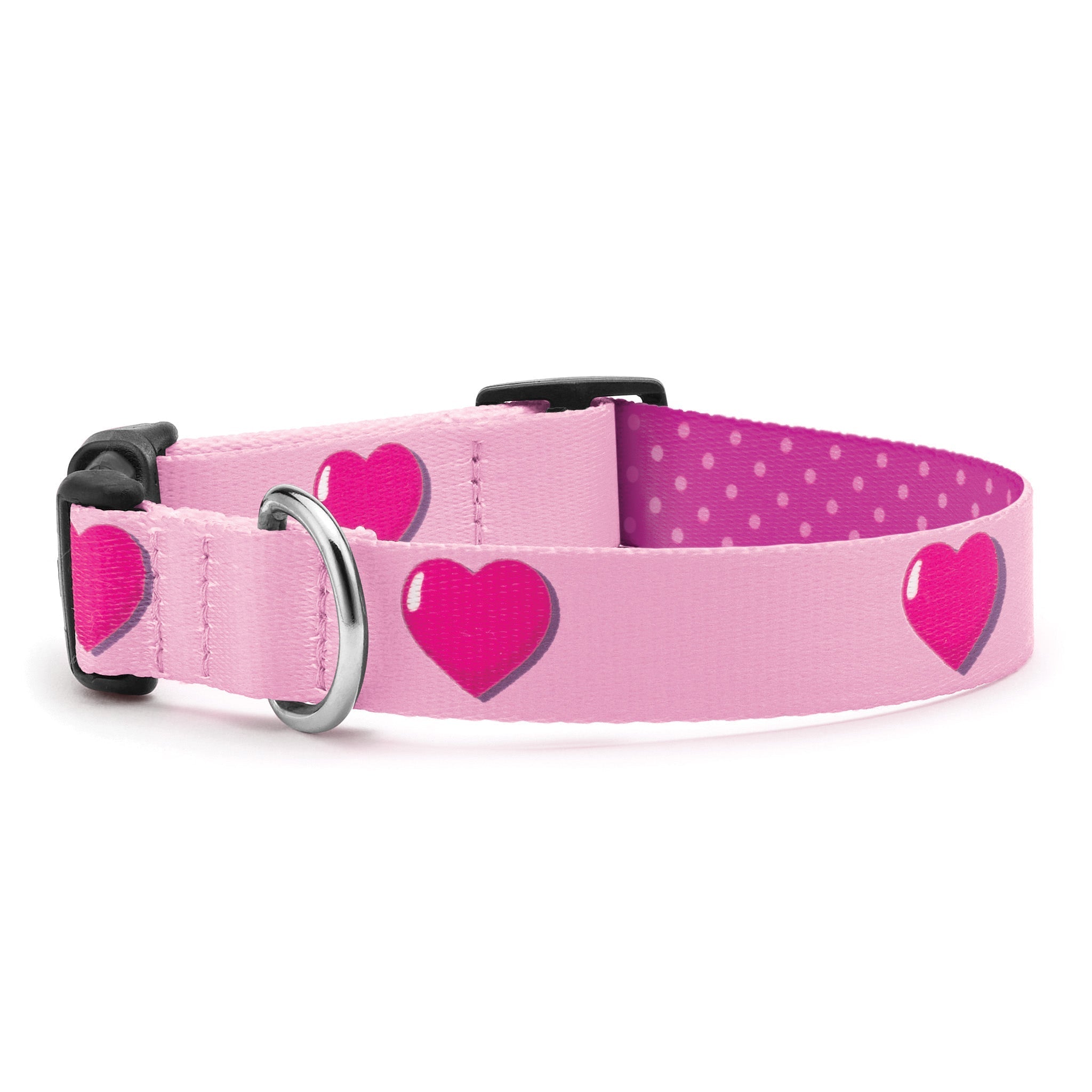 Anime Hearts Printed Dog Collar Dog
