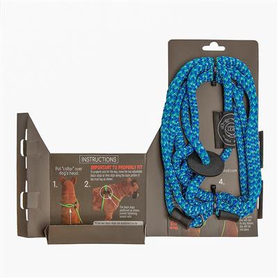 Swell Blue & Turquoise Harness Lead | No Pull, Escape Proof, USA Made