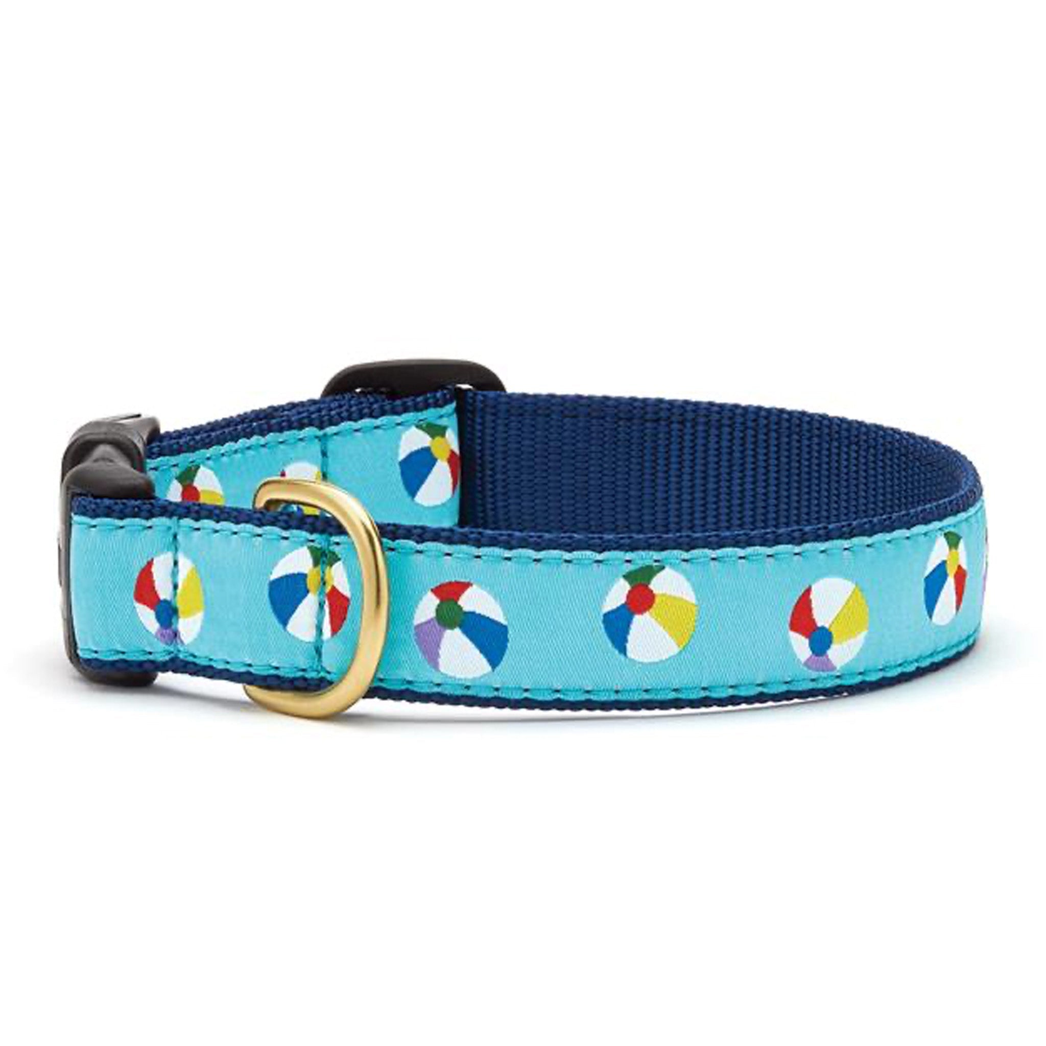 Beach Balls Dog Collar Dog