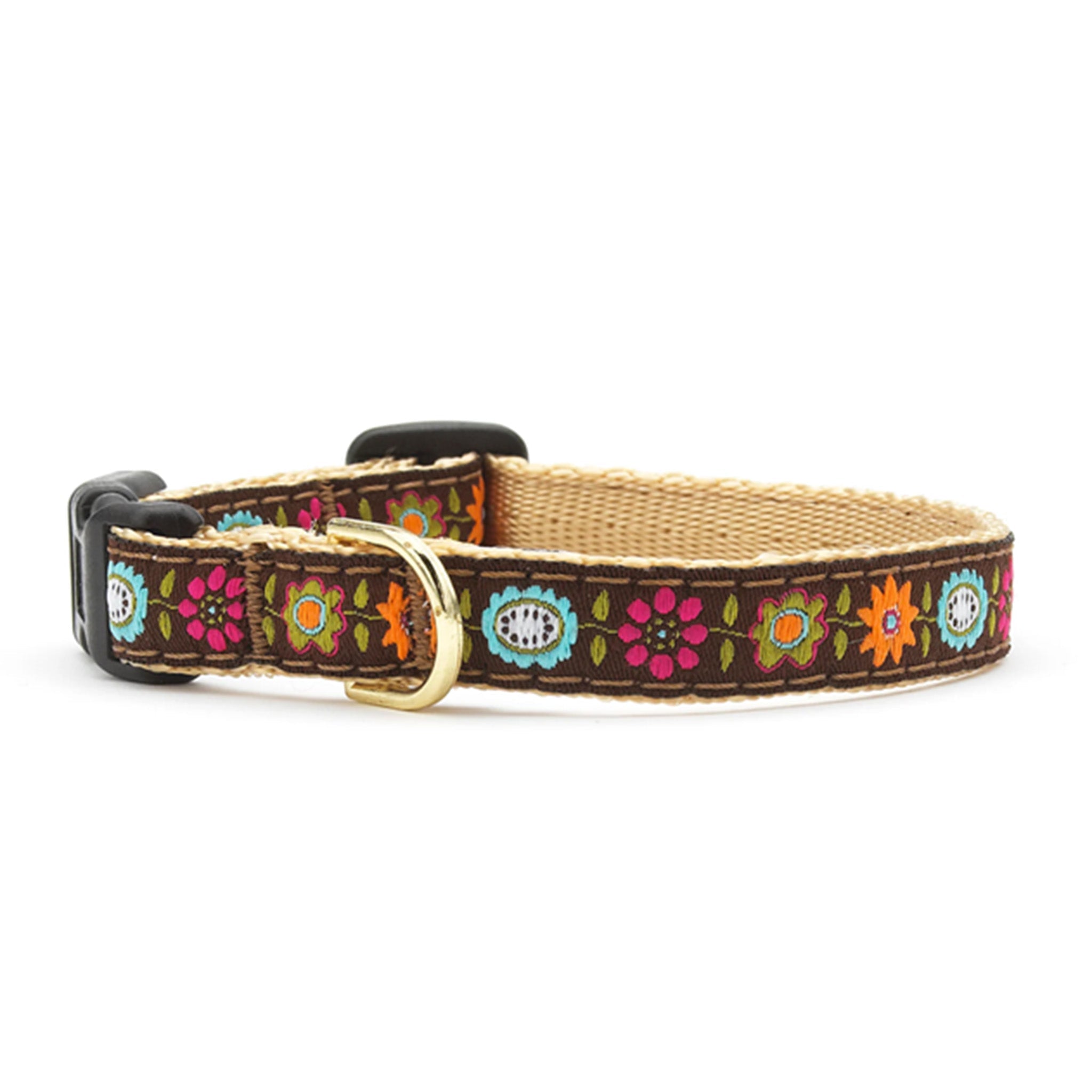 Bella Floral Small Breed Dog Collar Dog