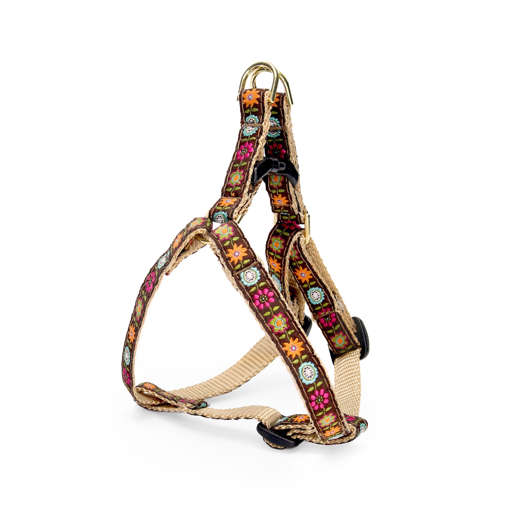 Bella Floral Small Breed Dog Harness Dog