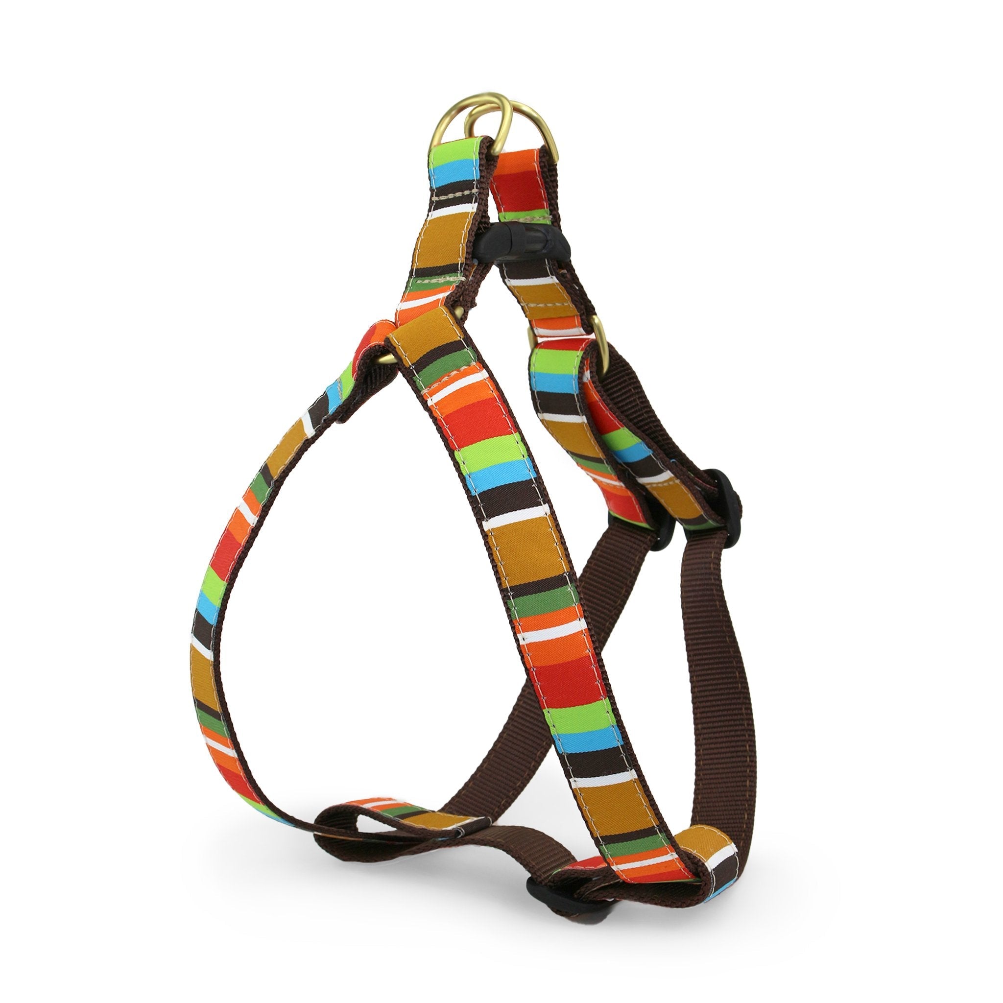 Brown Stripe Dog Harness Dog