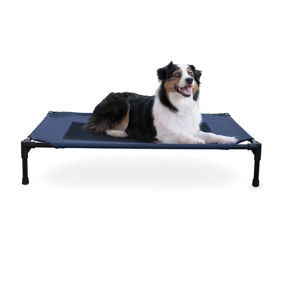 K&H Elevated Indoor/Outdoor Pet Bed – Easy Assembly, Mesh Design