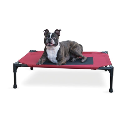 K&H Elevated Indoor/Outdoor Pet Bed – Easy Assembly, Mesh Design