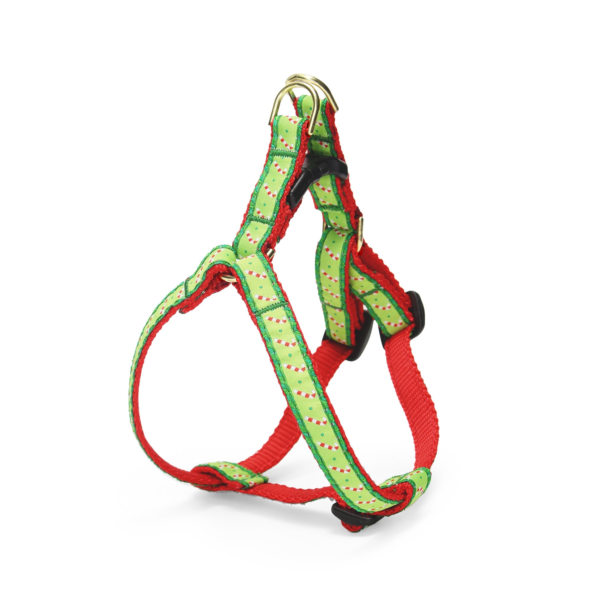 Candy Cane Small Breed Dog Harness Dog