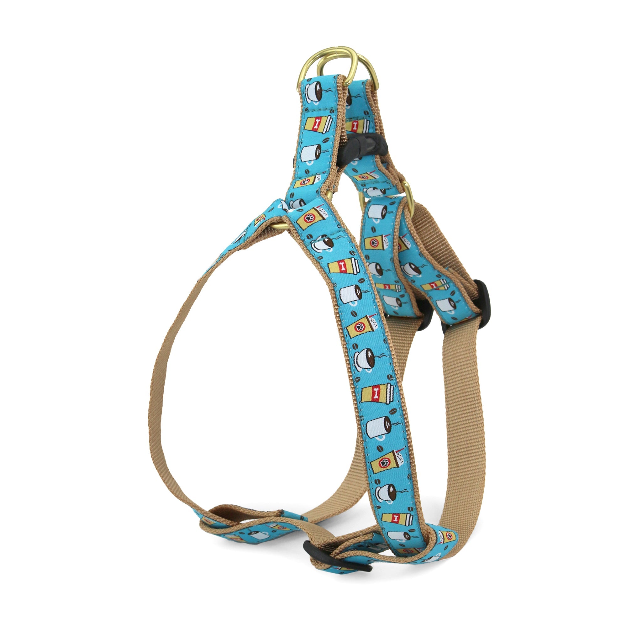 Coffee Nut Dog Harness Dog