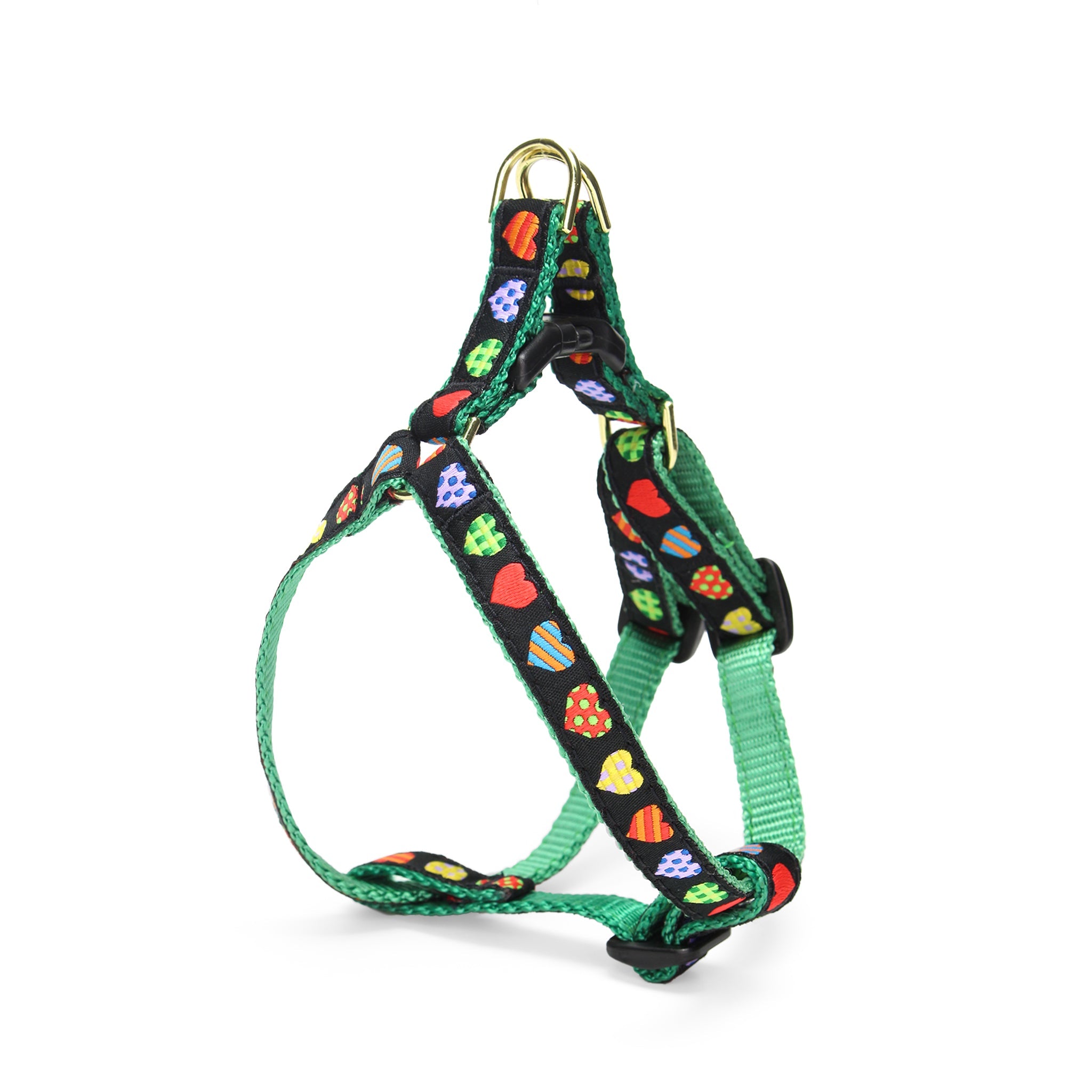 Colorful Hearts Small Breed Dog Harness Dog
