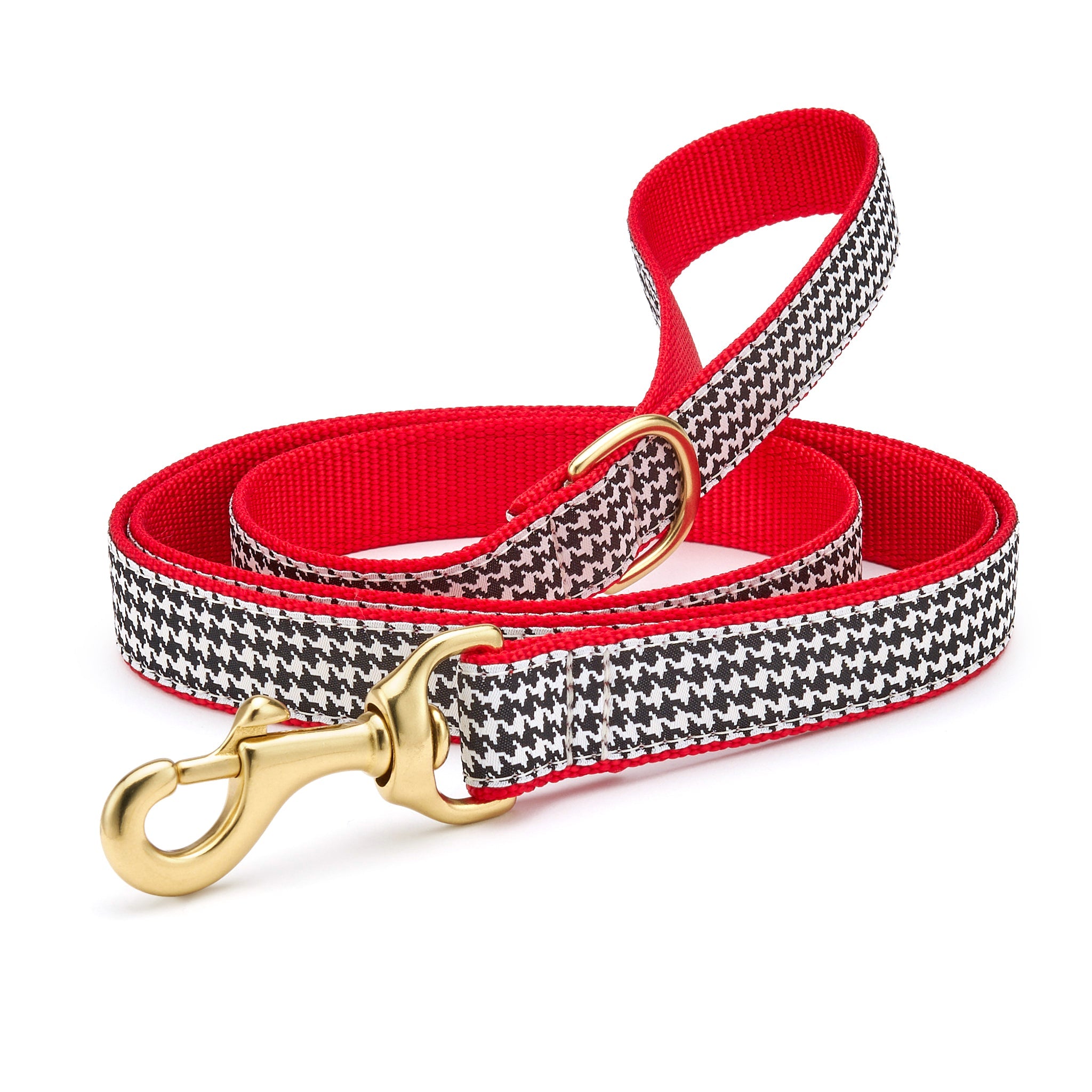 Classic Black Houndstooth Dog Lead Dog