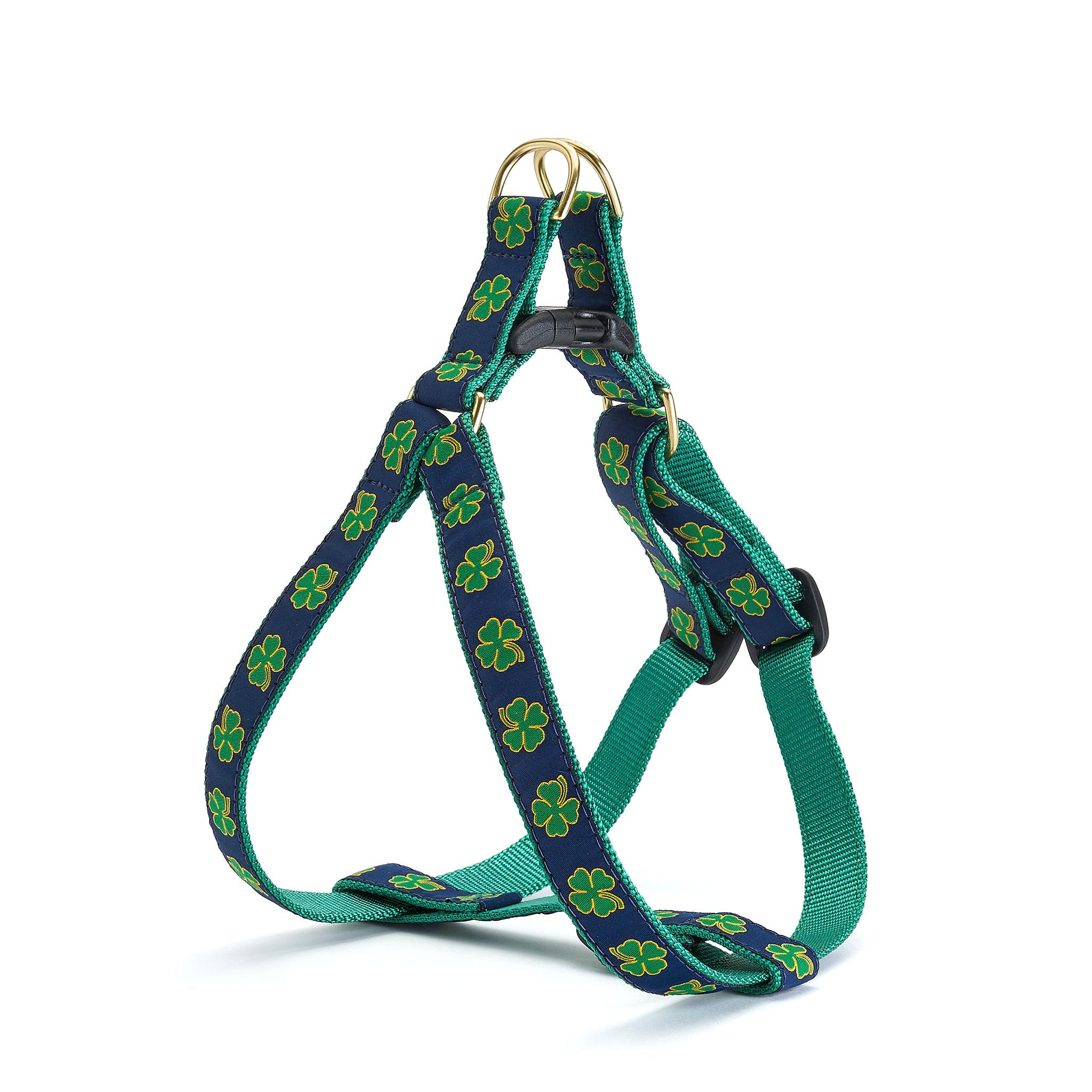 Navy Shamrock Dog Harness Dog