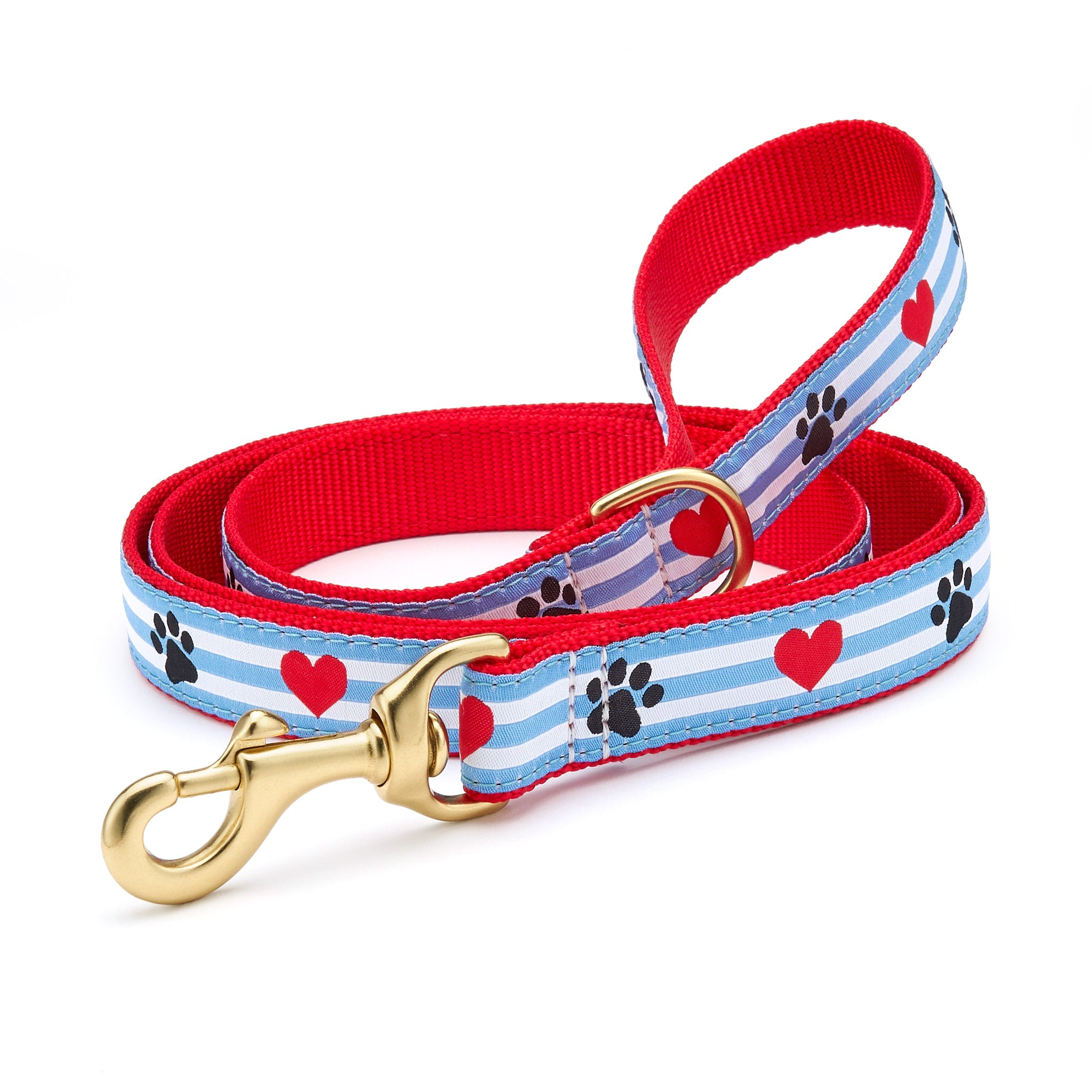 Pawprint Stripe Dog Lead Dog