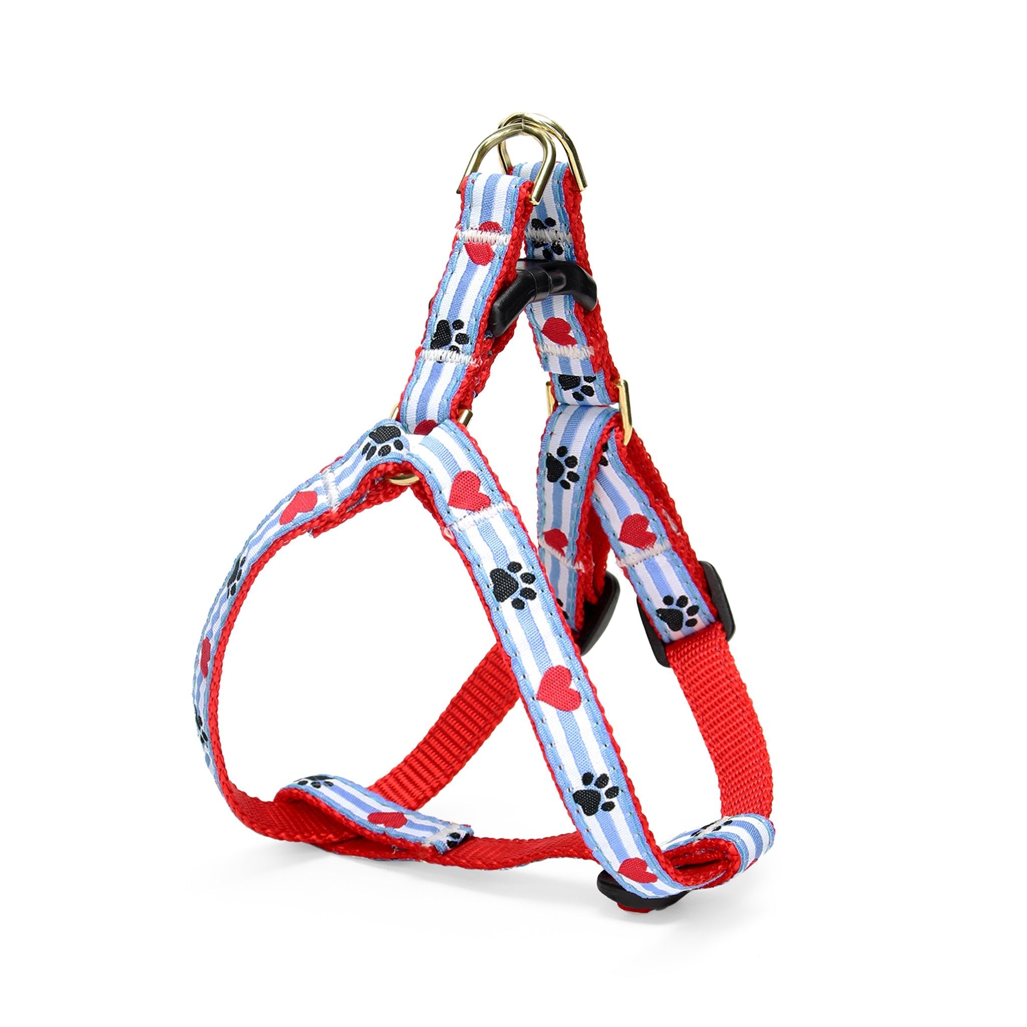Pawprint Stripe Small Breed Dog Harness Dog