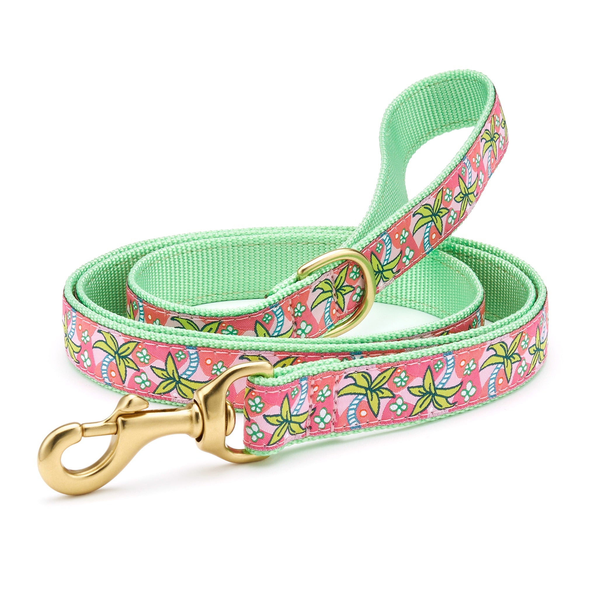 Pink Palms Dog Lead Dog