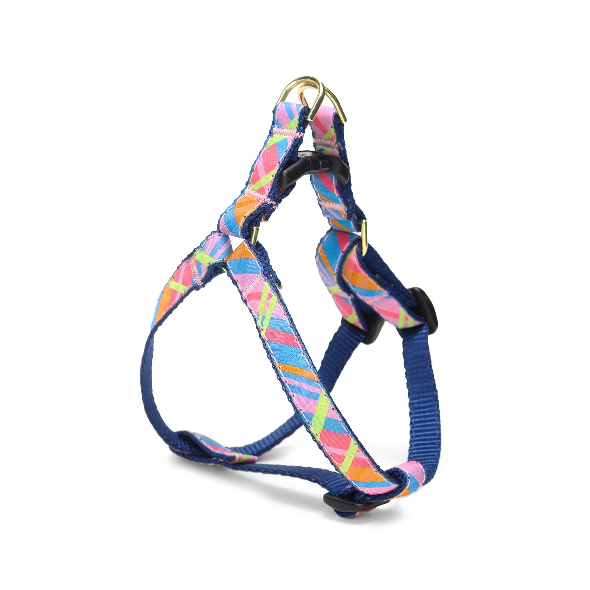 Pink Madras Small Breed Dog Harness Dog