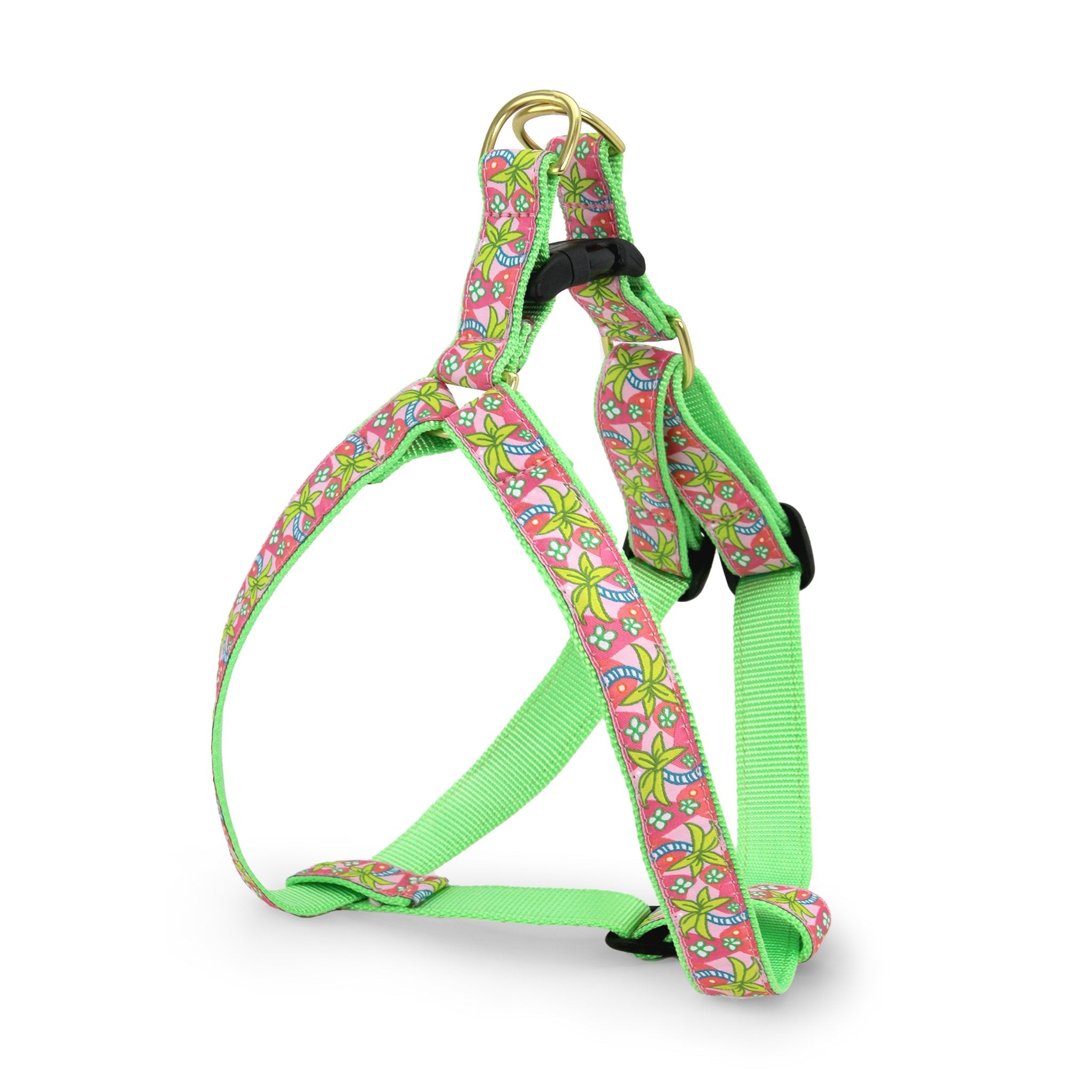 Pink Palms Dog Harness Dog