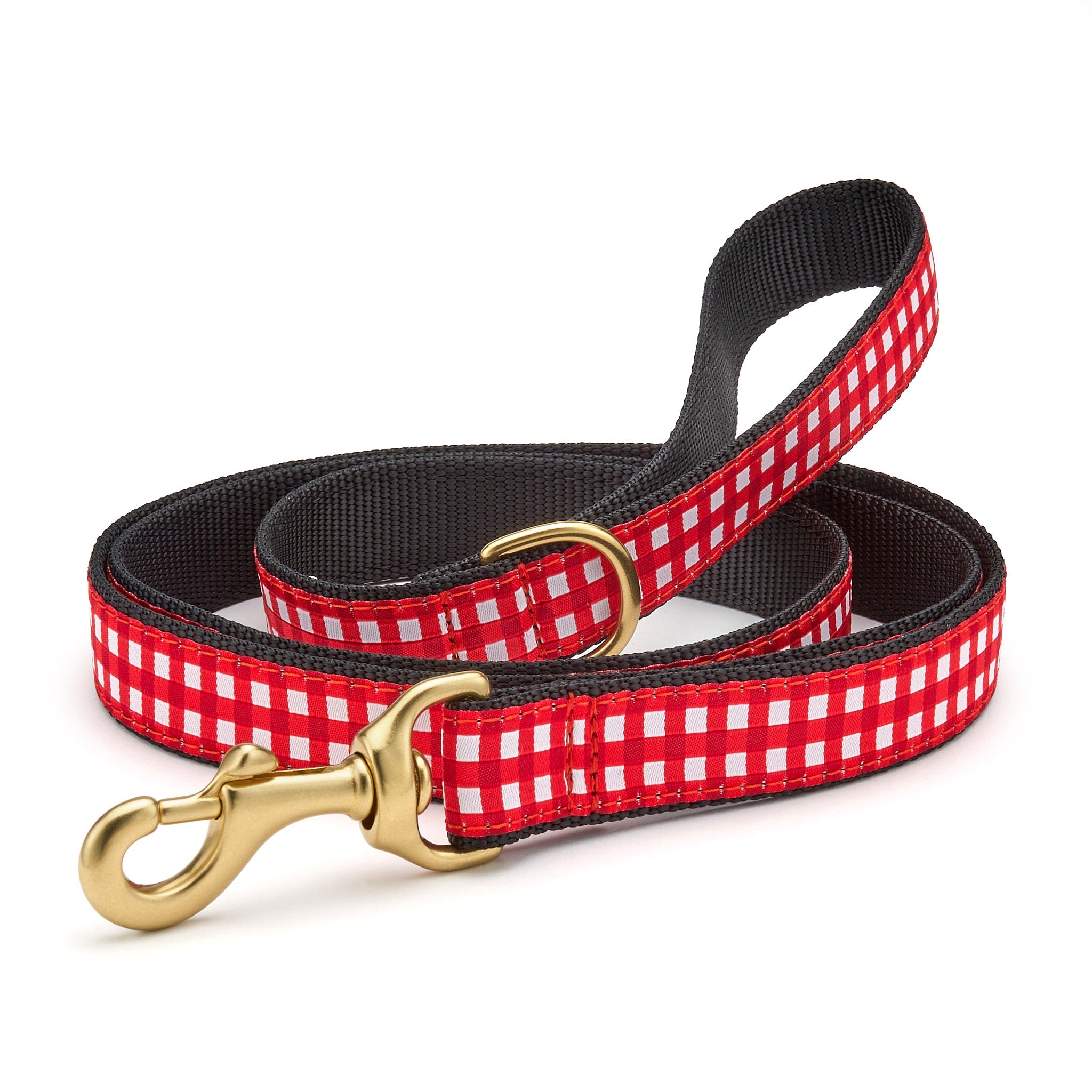 Red Gingham Dog Lead Dog