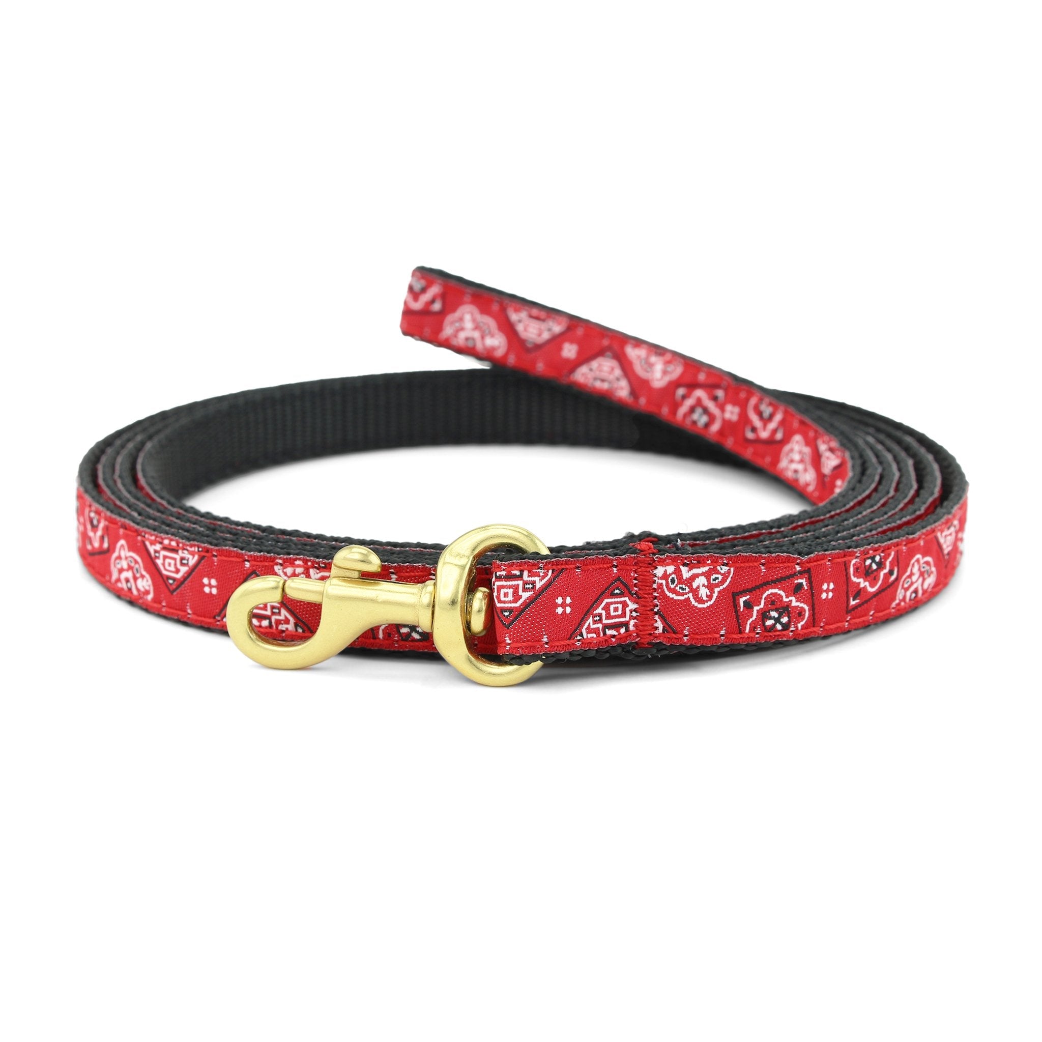 Red Bandana Small Breed Dog Lead Dog