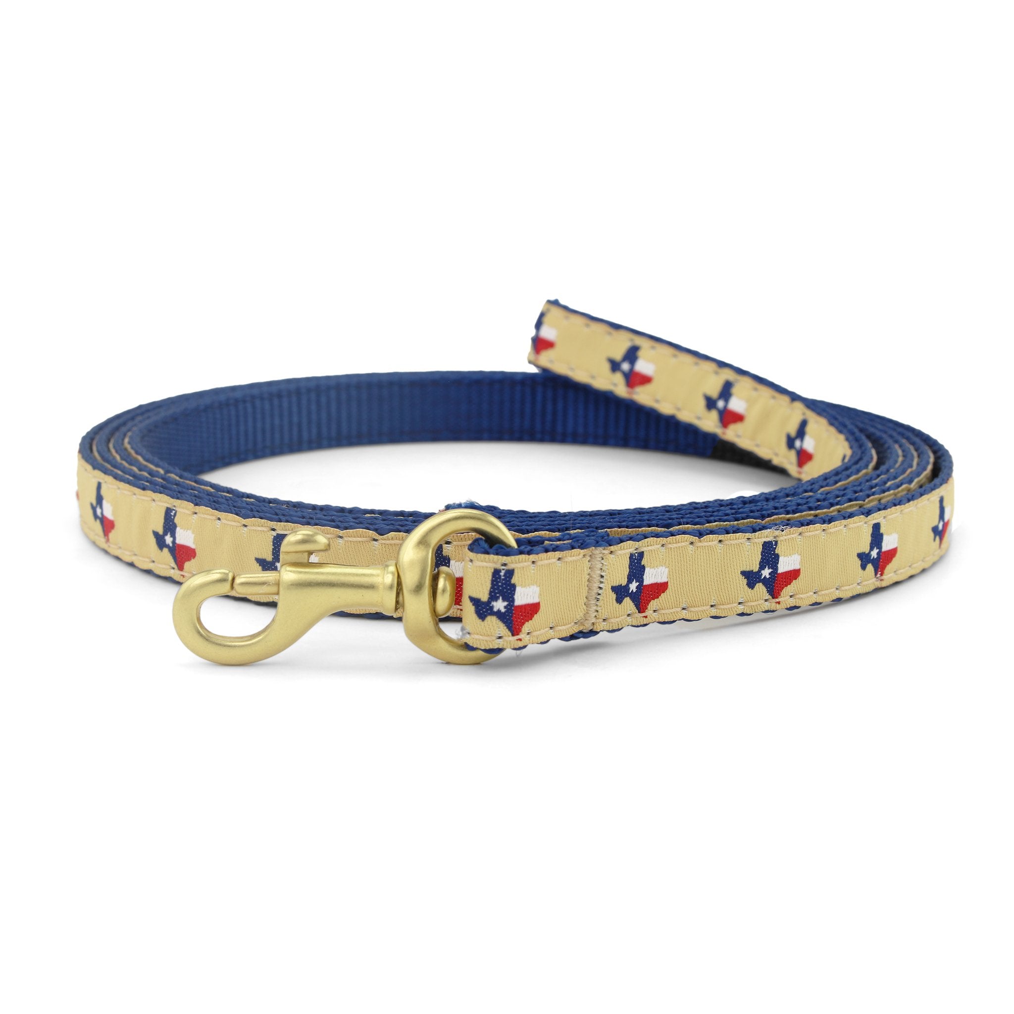 Texas Small Breed Dog Lead - Navy Dog
